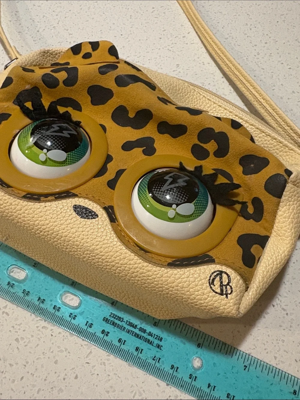 Vintage Furby Eye Crossbody Bag - Yellow-STILL WORKS!
